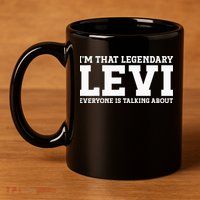 Levi Personal Name Funny Levi 11oz C Handle Ceramic Mug