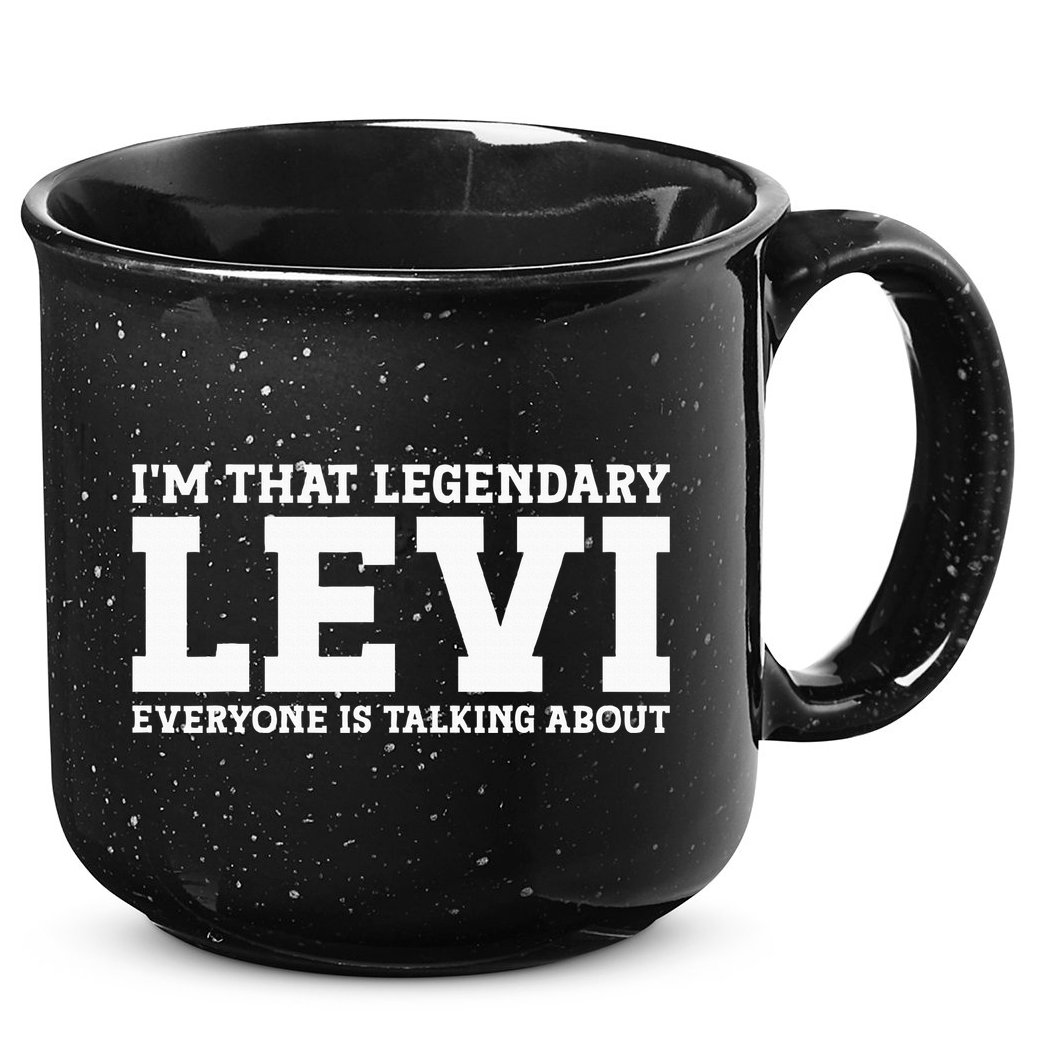 Levi Personal Name Funny Levi 15oz Campfire Ceramic Mug