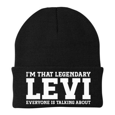 Levi Personal Name Funny Levi Beanie