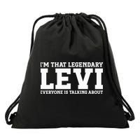 Levi Personal Name Funny Levi Drawstring Bag
