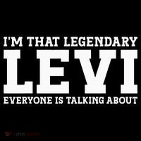 Levi Personal Name Funny Levi Flatbill Hat