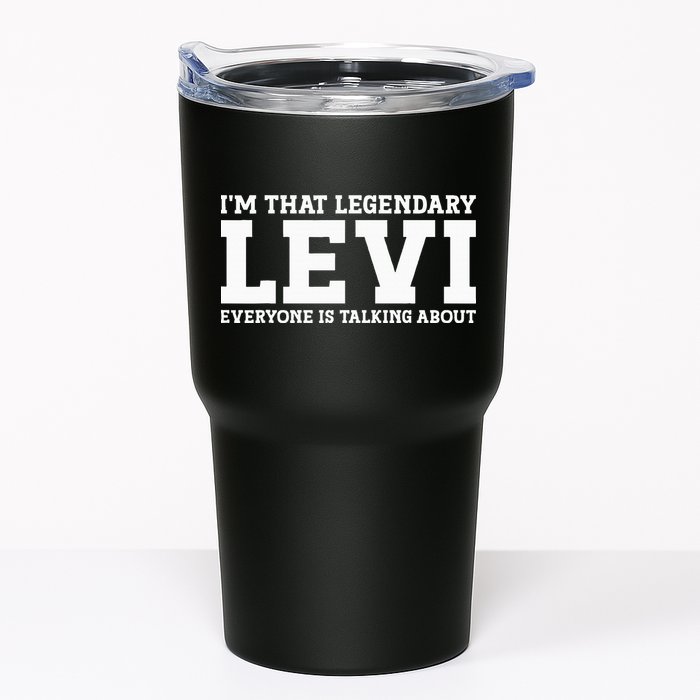 Levi Personal Name Funny Levi Tumbler