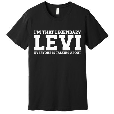 Levi Personal Name Funny Levi Premium T-Shirt