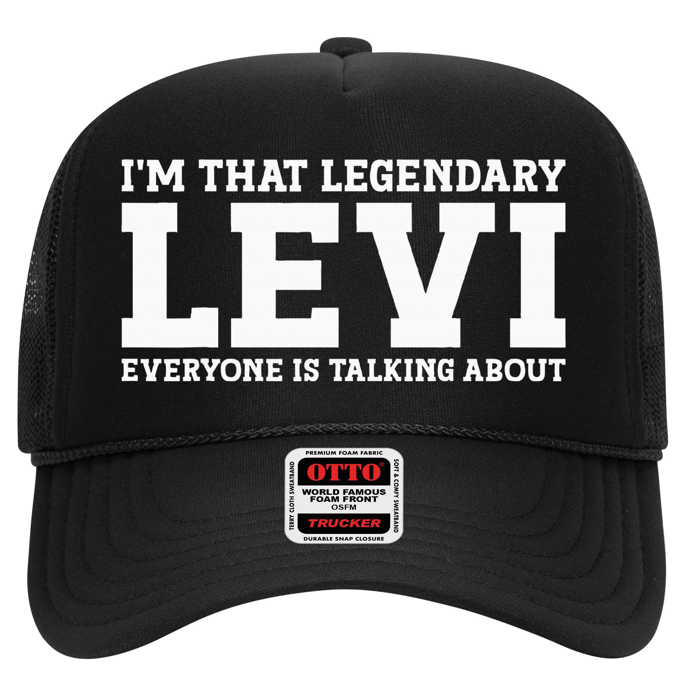 Levi Personal Name Funny Levi Hat