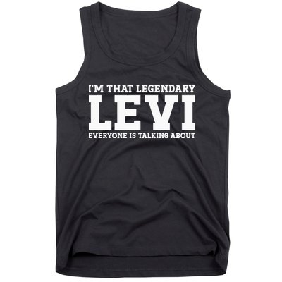 Levi Personal Name Funny Levi Tank Top