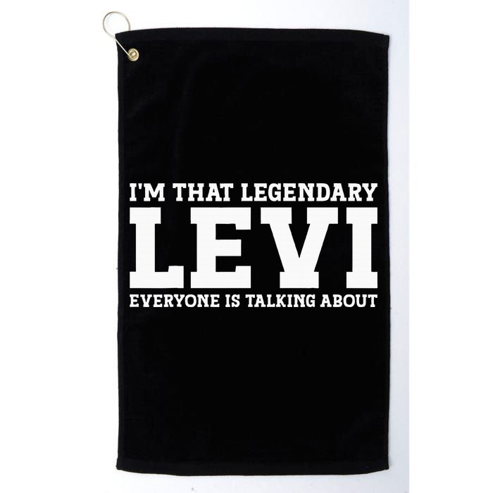 Levi Personal Name Funny Levi Golf Towel