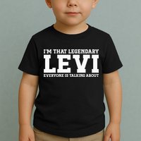 Levi Personal Name Funny Levi Toddler T-Shirt