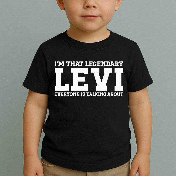 Levi Personal Name Funny Levi Toddler T-Shirt