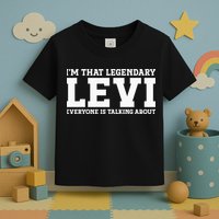 Levi Personal Name Funny Levi Toddler T-Shirt