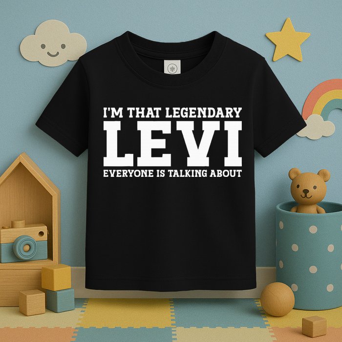 Levi Personal Name Funny Levi Toddler T-Shirt