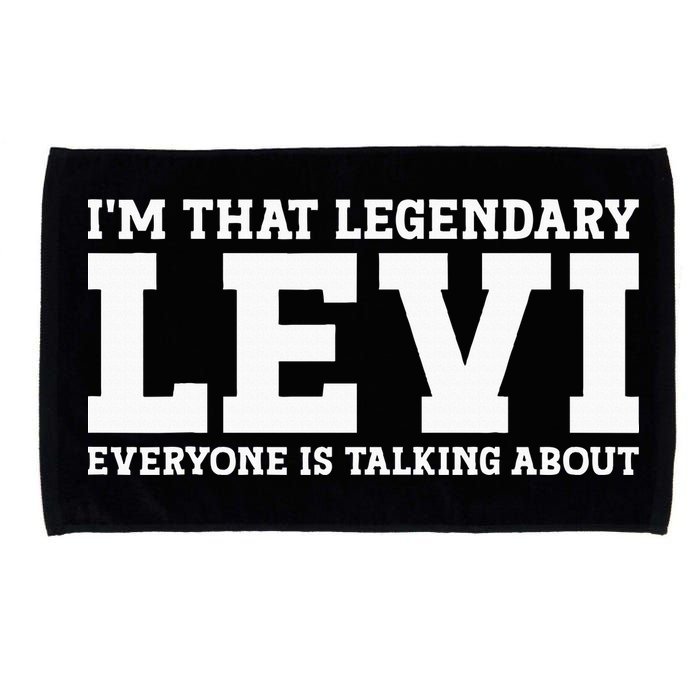 Levi Personal Name Funny Levi Microfiber Hand Towel