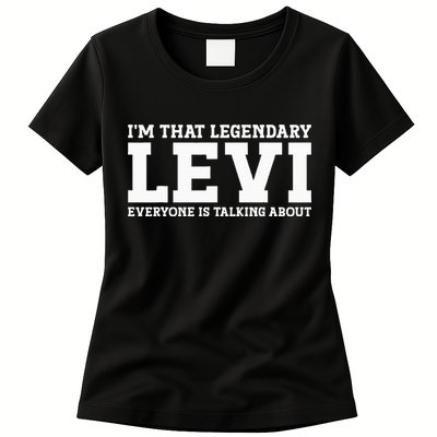 Levi Personal Name Funny Levi Womens T-Shirt
