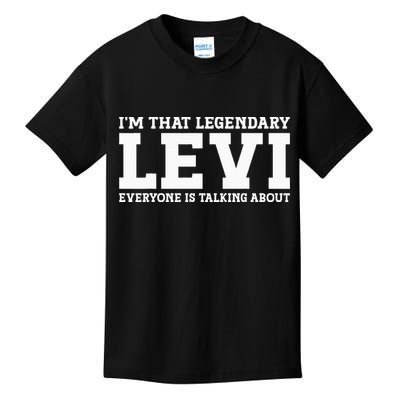 Levi Personal Name Funny Levi Kids T-Shirt