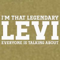 Levi Personal Name Funny Levi Garment-Dyed Women's Muscle Tee