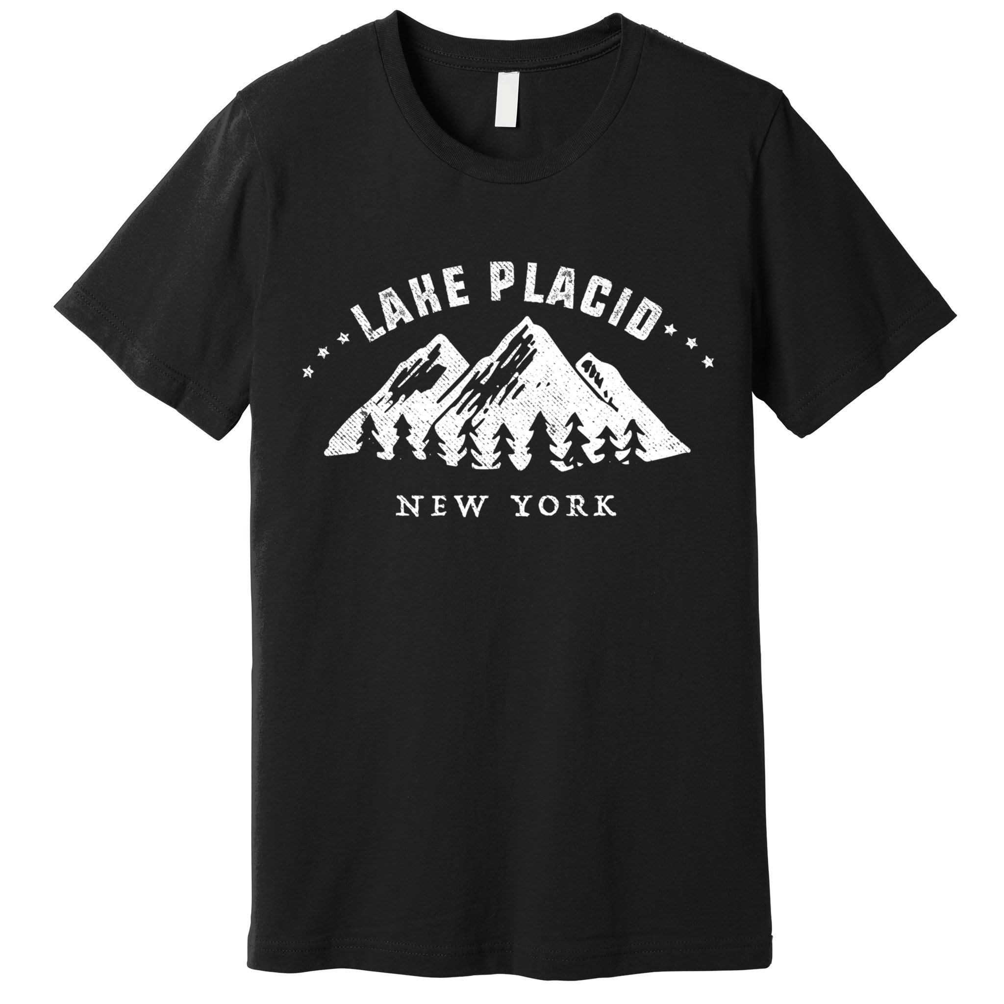 Lake Placid New York Outdoors Adventure Mountain Graphic Gift Premium T-Shirt