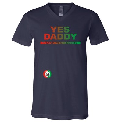 Labour Party Nigeria Yes Daddy Thank You Daddy V-Neck T-Shirt