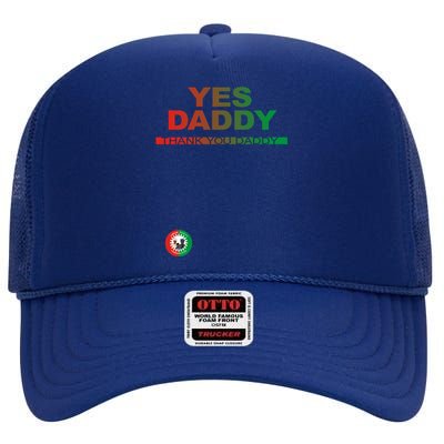 Labour Party Nigeria Yes Daddy Thank You Daddy High Crown Mesh Back Trucker Hat