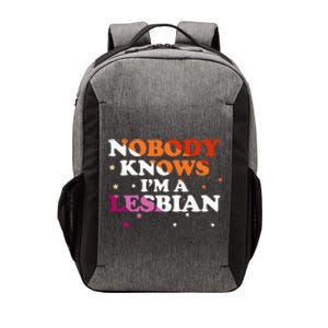 Lgbt Pride Nobody Knows IM A Lesbian Vector Backpack