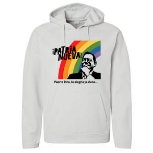 Limited Patria Nueva Puerto Rico La AlegríA Ya Viene Performance Fleece Hoodie