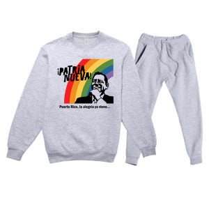 Limited Patria Nueva Puerto Rico La AlegríA Ya Viene Premium Crewneck Sweatsuit Set