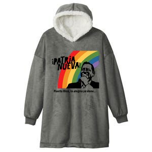 Limited Patria Nueva Puerto Rico La AlegríA Ya Viene Hooded Wearable Blanket