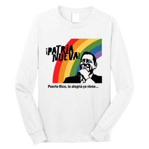 Limited Patria Nueva Puerto Rico La AlegríA Ya Viene Long Sleeve Shirt