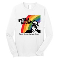 Limited Patria Nueva Puerto Rico La AlegríA Ya Viene Long Sleeve Shirt