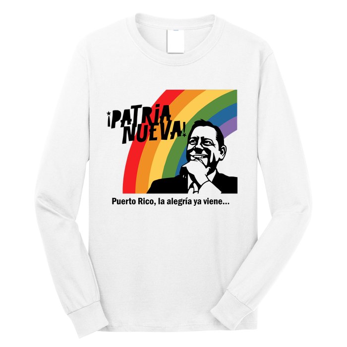 Limited Patria Nueva Puerto Rico La AlegríA Ya Viene Long Sleeve Shirt