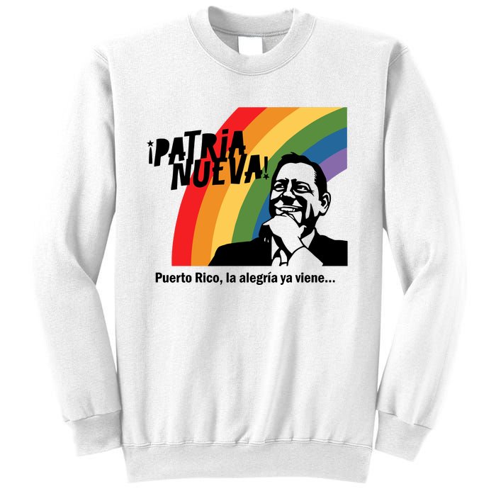 Limited Patria Nueva Puerto Rico La AlegríA Ya Viene Sweatshirt