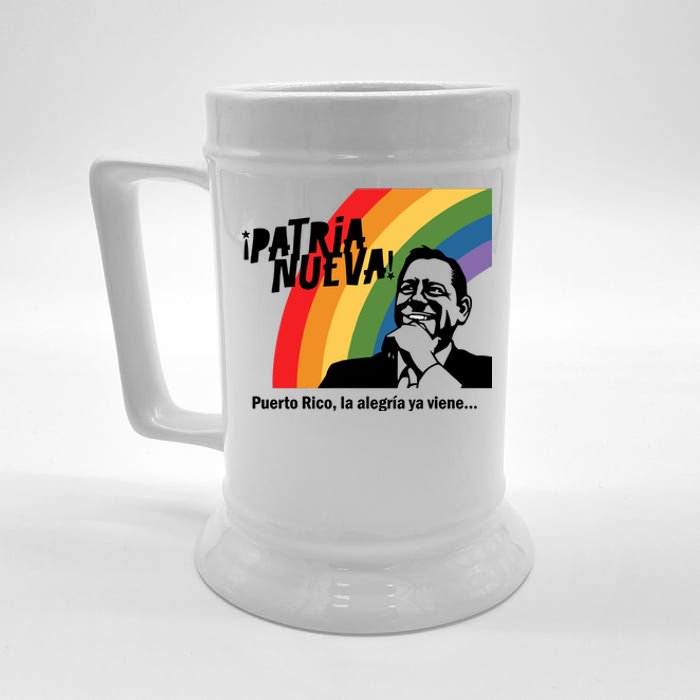 Limited Patria Nueva Puerto Rico La AlegríA Ya Viene Beer Stein