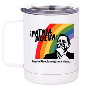 Limited Patria Nueva Puerto Rico La AlegríA Ya Viene 12 oz Stainless Steel Tumbler Cup