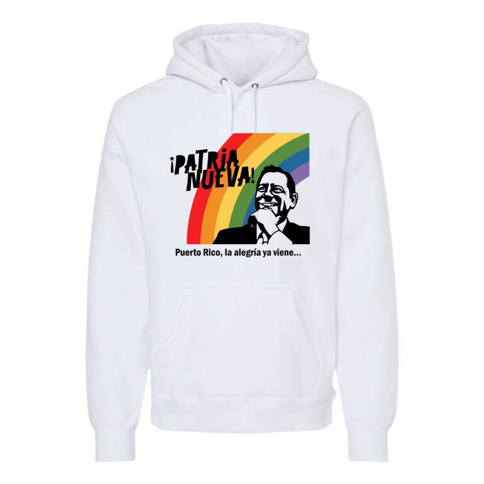 Limited Patria Nueva Puerto Rico La AlegríA Ya Viene Premium Hoodie