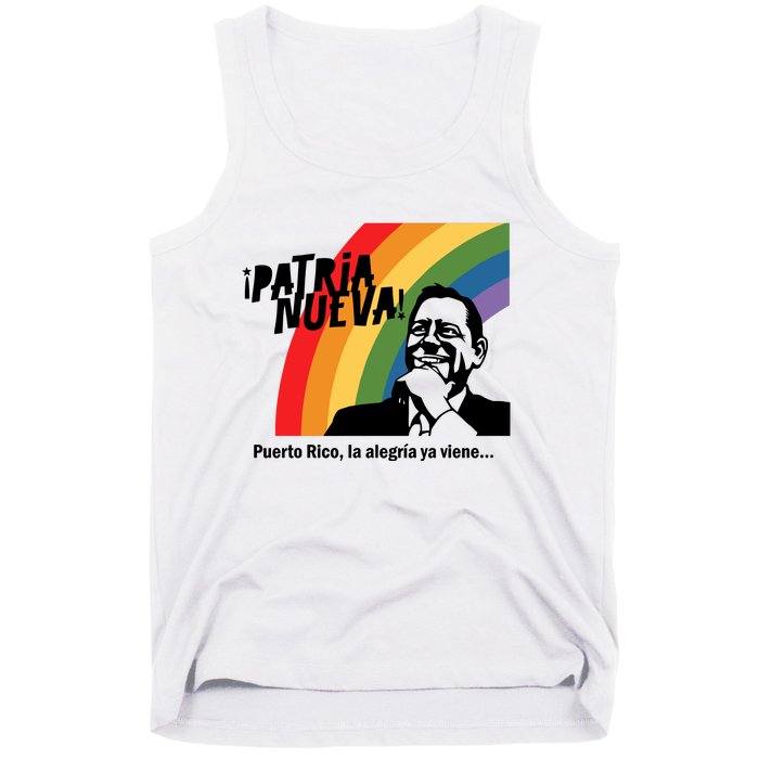 Limited Patria Nueva Puerto Rico La AlegríA Ya Viene Tank Top