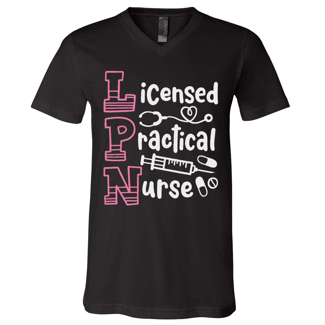 Lpn Practical Nurse Lpn V-Neck T-Shirt