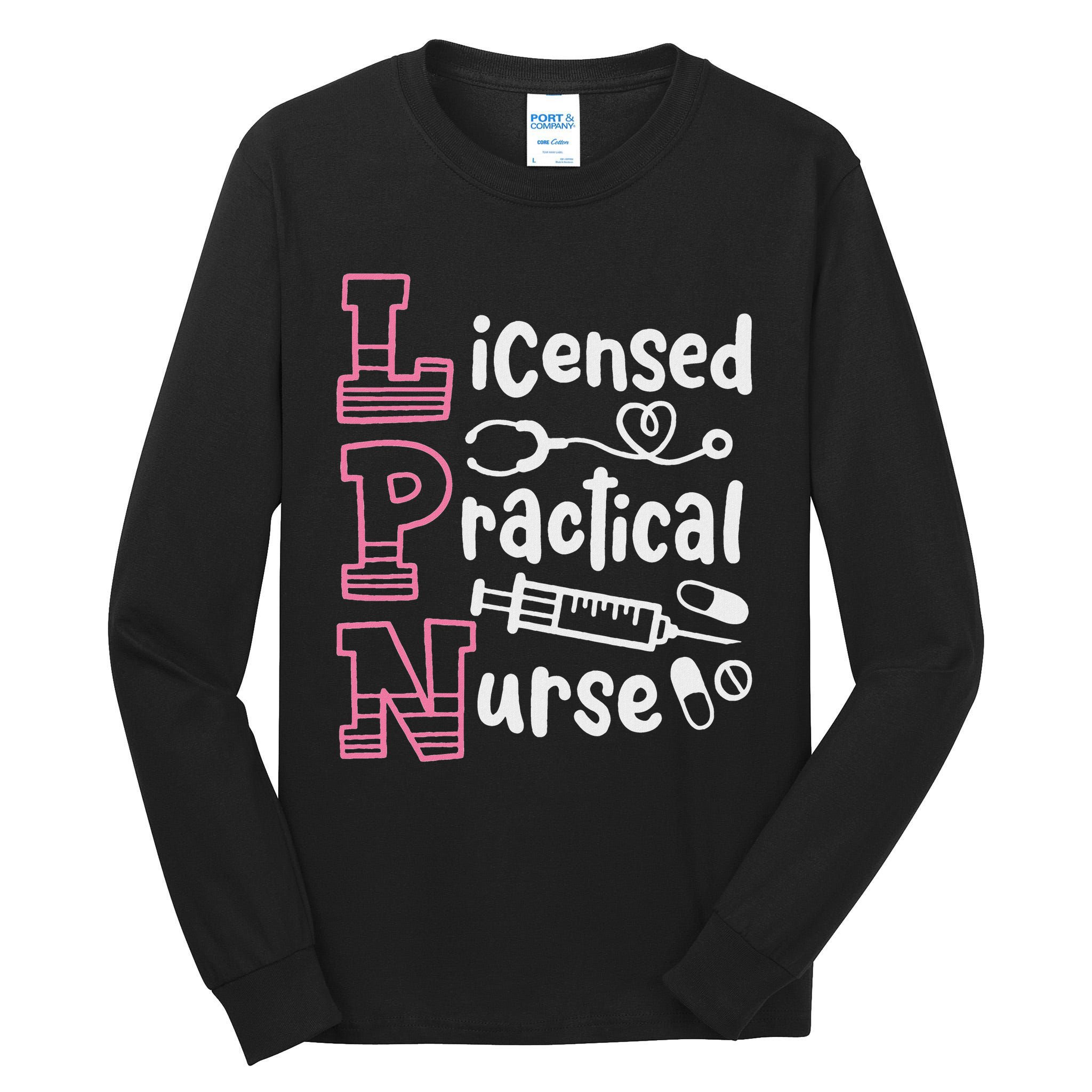 Lpn Practical Nurse Lpn Tall Long Sleeve T-Shirt