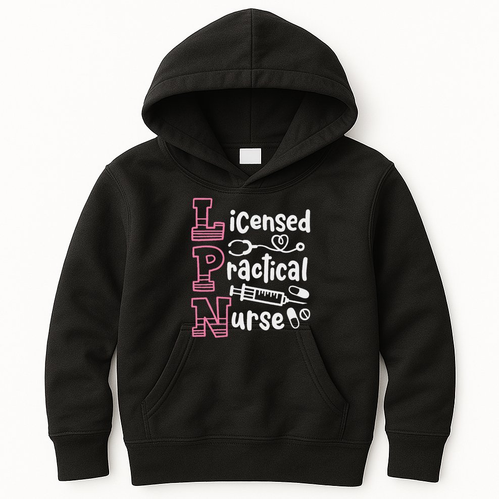 Lpn Practical Nurse Lpn Kids Hoodie