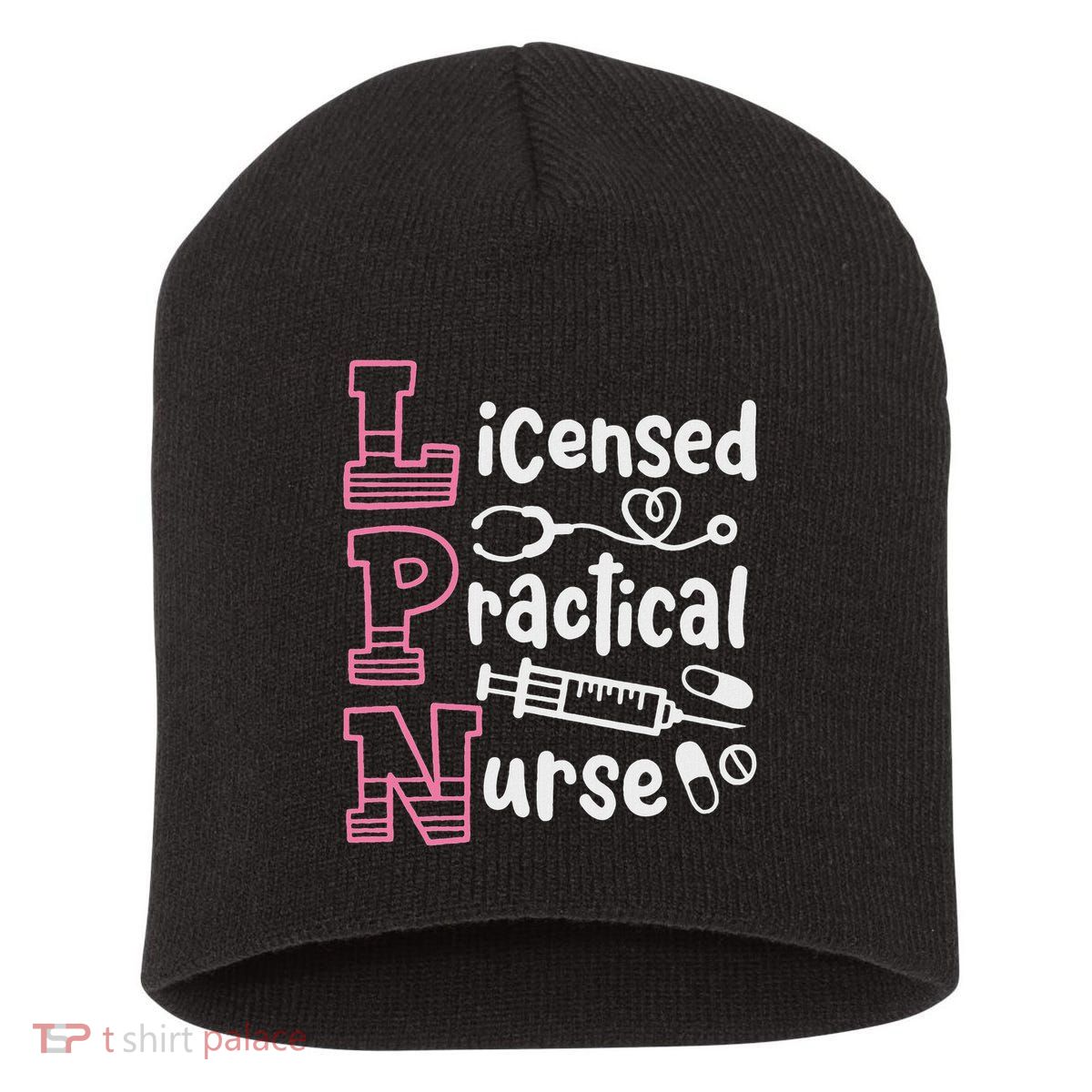Lpn Practical Nurse Lpn Short Acrylic Beanie