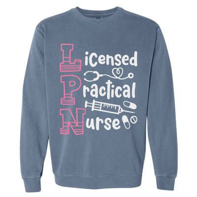 Lpn Practical Nurse Lpn Garment-Dyed Sweatshirt