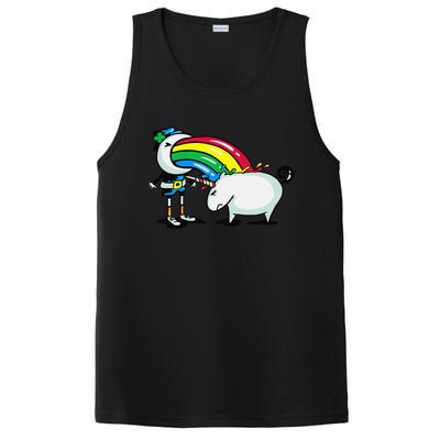 Leprechaun Puking On A Unicorn PosiCharge Competitor Tank