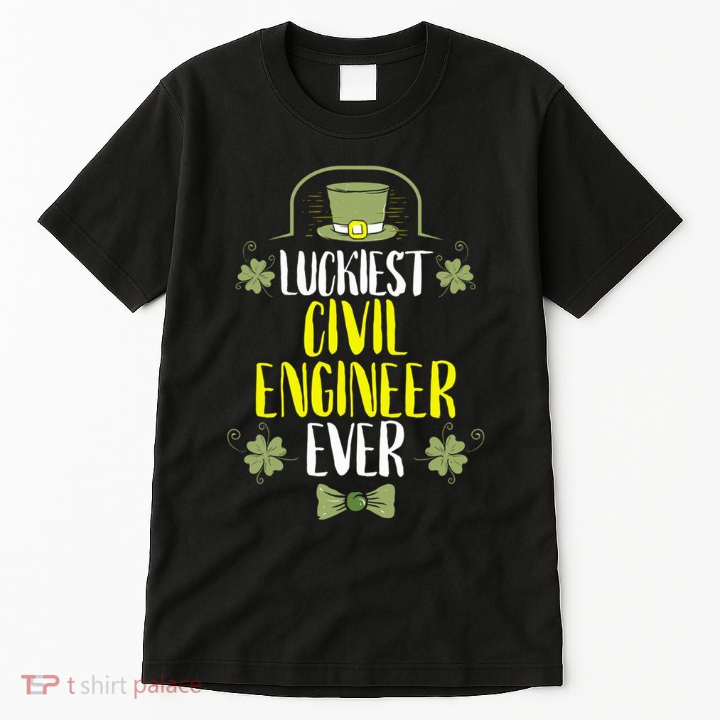 Luckiest Police Officer Ever St Patricks Day Police Officers Funny Gift Tall T-Shirt