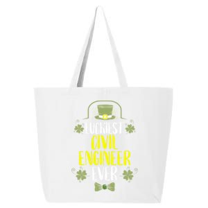 Luckiest Police Officer Ever St Patricks Day Police Officers Funny Gift 25L Jumbo Tote