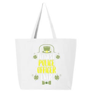 Luckiest Police Officer Ever St Patricks Day Police Officers Cool Gift 25L Jumbo Tote