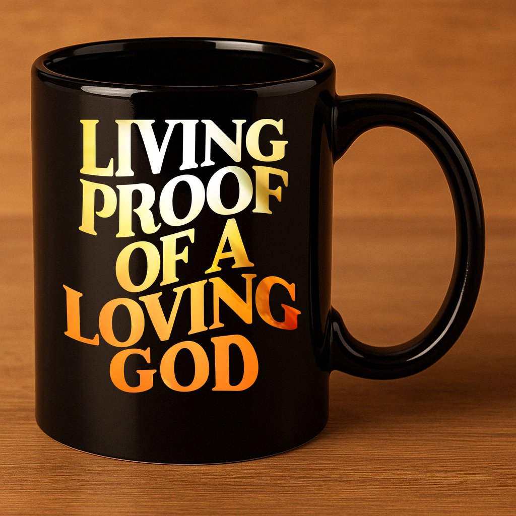 Living Proof Of A Loving God 11oz C Handle Ceramic Mug