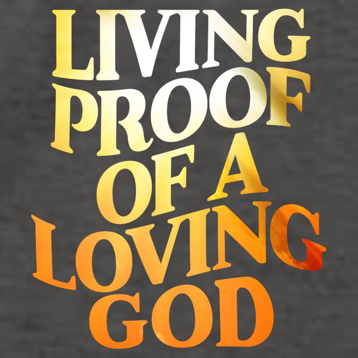 Living Proof Of A Loving God Vector Backpack