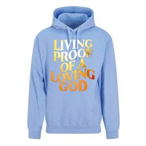 Living Proof Of A Loving God Unisex Surf Hoodie