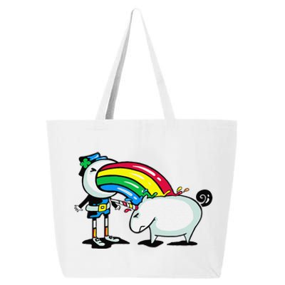 Leprechaun Puking On A Unicorn 25L Jumbo Tote