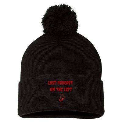 Last Podcast On The Left Bloody Hand Pom Pom 12in Knit Beanie