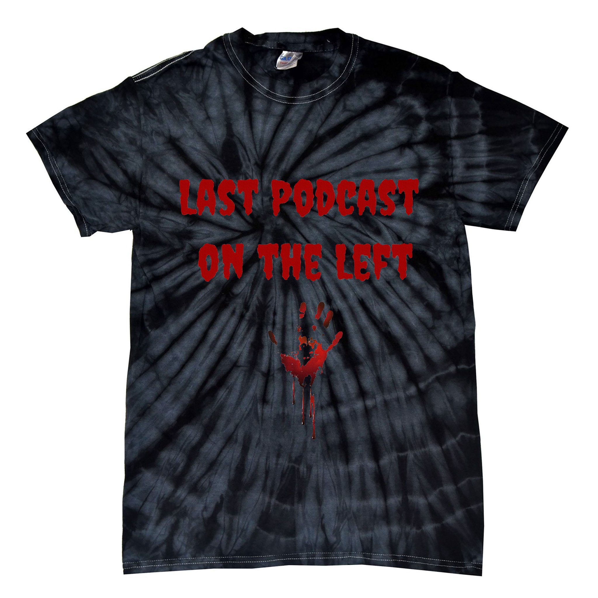 Last Podcast On The Left Bloody Hand Tie-Dye T-Shirt