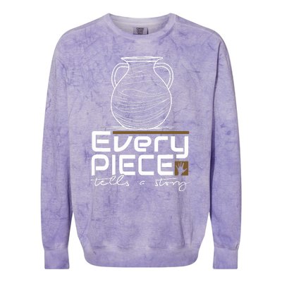 Lovable Pieces Of Clay Of Pottery Colorblast Crewneck Sweatshirt