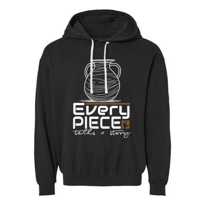 Lovable Pieces Of Clay Of Pottery Garment-Dyed Fleece Hoodie